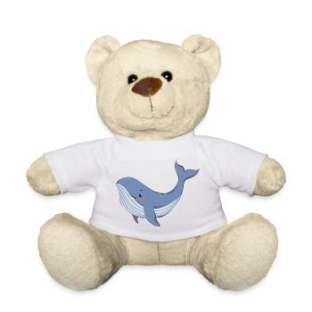 Baleine bleue - Nounours - jaune soleil - Devant
