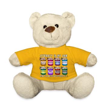 Teacher and creative ideal for book lovers - Teddy Bear - sun yellow - Front