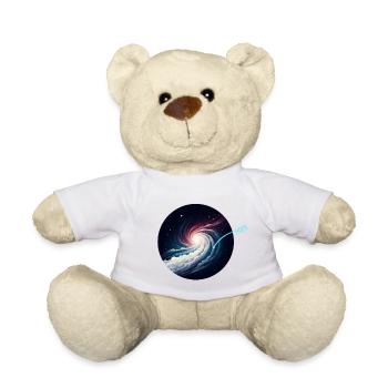 Milchstraße Galaxie Spiralwirbel - Teddy - Sonnengelb - Vorne