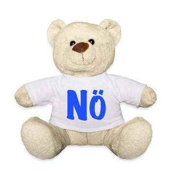 Nö - Dagegen - anti - Null Bock - Teddy - Sonnengelb - Vorne