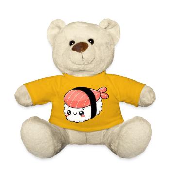 Kawaii Sushi - Nounours - jaune soleil - Devant