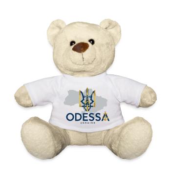 Ukrainisches Emblem des Leuchtturms von Odessa - Teddy - Sonnengelb - Vorne