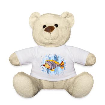 poisson - Nounours - jaune soleil - Devant
