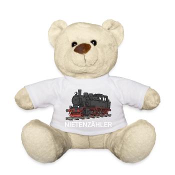 Compteur de rivets Locomotive ferroviaire Locomotive - Nounours - jaune soleil - Devant