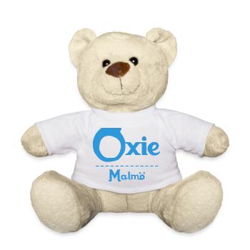 Oxie – Malmö Sky Blue Design - Teddy Bear - sun yellow - Front