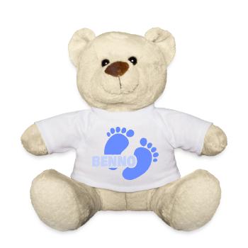 Birth of Benno - Teddy Bear - sun yellow - Front