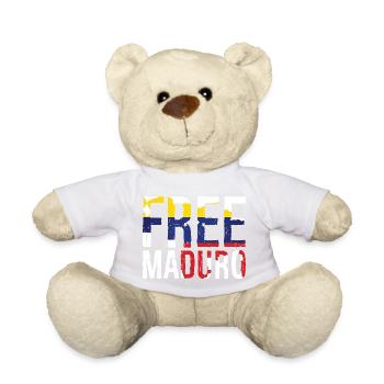 Carte libre du Venezuela de Maduro - Nounours - jaune soleil - Devant