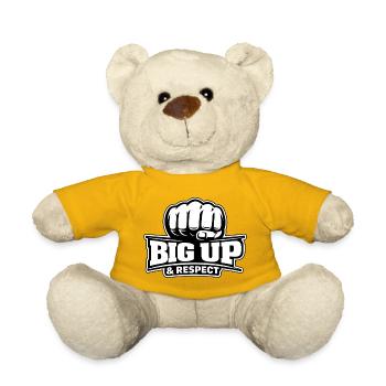 Night & Day Big Up & Respect - Teddy Bear - sun yellow - Front