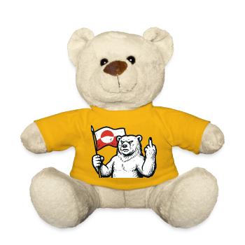 Le Groenland n’est pas à vendre - Nounours - jaune soleil - Devant
