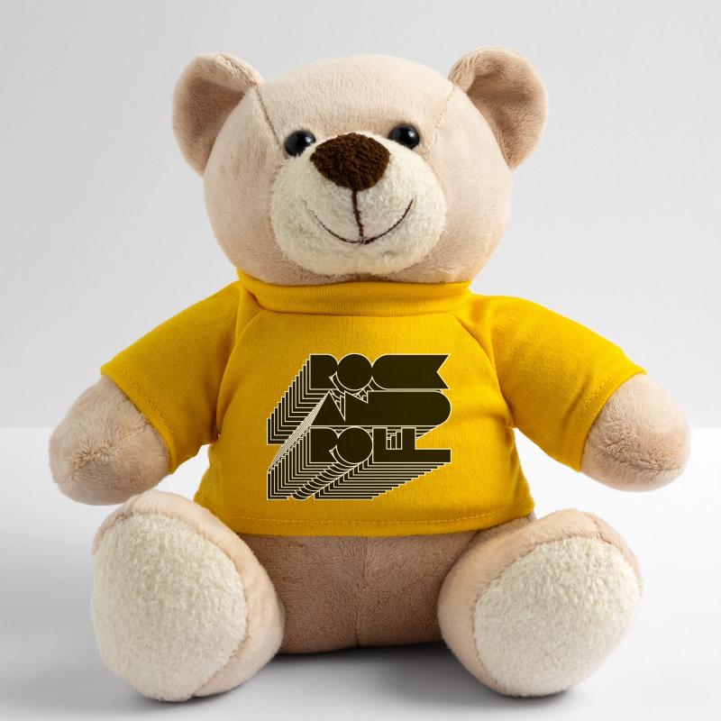 Rock Roll Lines Teddy Bear