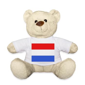 Drapeau luxembourgeois - Nounours - jaune soleil - Devant