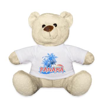 Geschenk für Panama - Teddy - Sonnengelb - Vorne