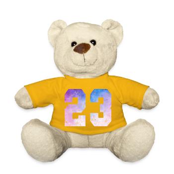 Ausgabe 23 – 23-jähriges Jubiläumsgeschenk - Teddy - Sonnengelb - Vorne