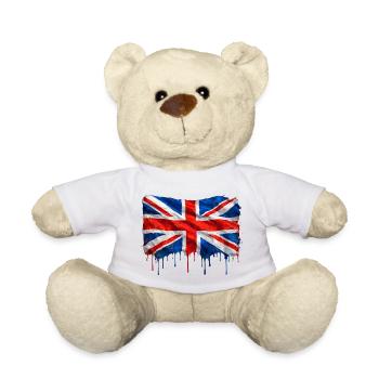 Vereinigtes Königreich – tropfende Farbe - Teddy - Sonnengelb - Vorne