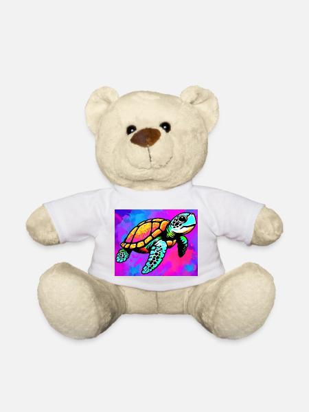 turtle - Teddy Bear - sun yellow