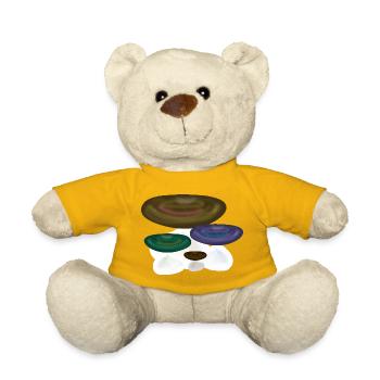 colorful mushrooms mushroom nature forest - Teddy Bear - sun yellow - Front
