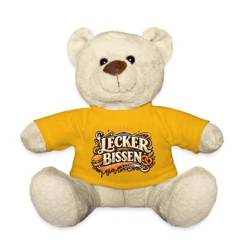 Lecker Bissen Streetfood Flair - Teddy - Sonnengelb - Vorne