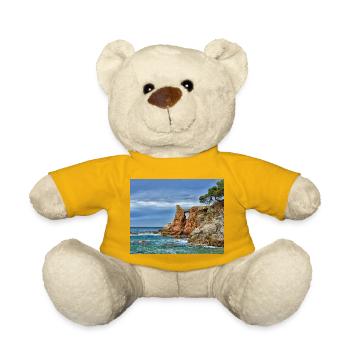 Sea Arch by Cliffside - Teddy Bear - sun yellow - Front