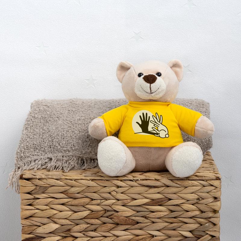 hand shadow rabbit 2 clr Teddy Bear