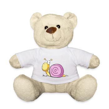 Süße Kleine Schnecke I Comic - Teddy - Sonnengelb - Vorne