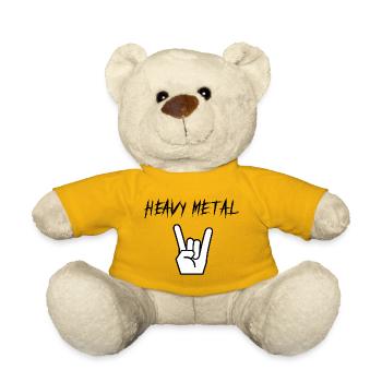 Heavy Metal Rock - Nounours - jaune soleil - Devant