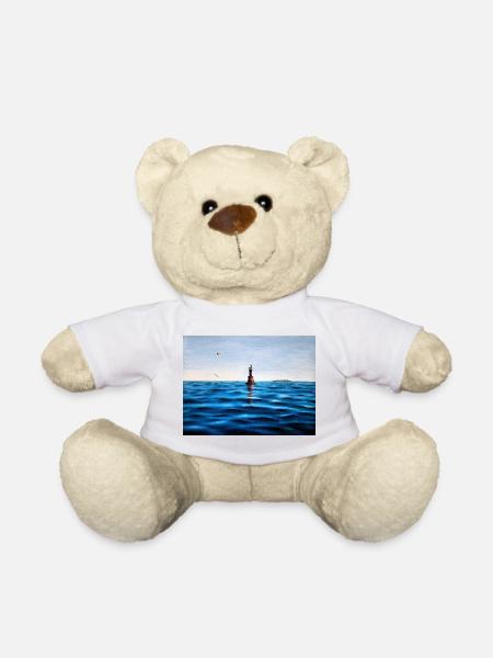 Leuchtturm über der ruhigen blauen Adria Kroatien - Teddy - Sonnengelb