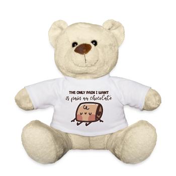 Chocolate Pain Cartoon Charakter-Design - Teddy - Sonnengelb - Vorne