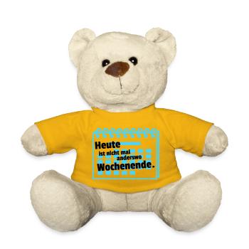 Nirgends Wochenende  - Teddy - Sonnengelb - Vorne