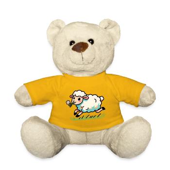 Lammhammel auf der Wiese - Teddy - Sonnengelb - Vorne