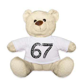 Six Seven Kids Meme 6 7 - Nounours - jaune soleil - Devant