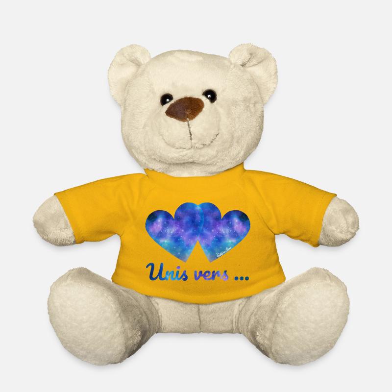 Unis vers... - Nounours - jaune soleil