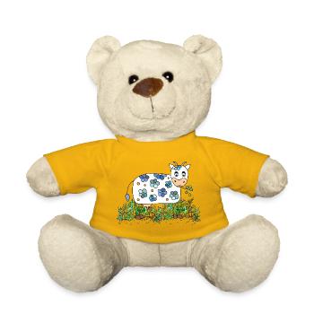 Cow - Teddy Bear - sun yellow - Front
