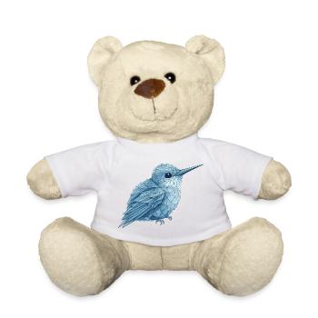Geometric Bluebird - Teddy Bear - sun yellow - Front