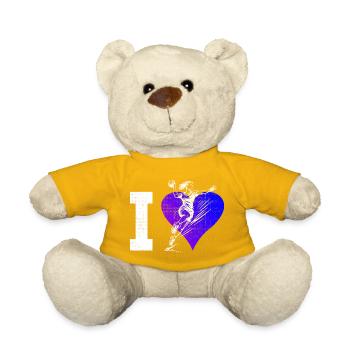 A must have for real handball for women - Teddy Bear - sun yellow - Front
