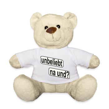 Unbeliebt Na und? Rebellisches Statement - Teddy - Sonnengelb - Vorne