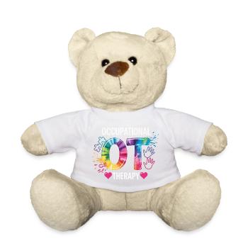 Buntes OT Logo Ergotherapie - Teddy - Sonnengelb - Vorne