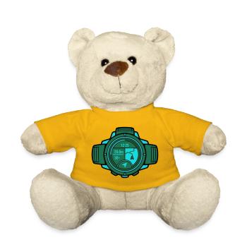 Modern GPS Sports Watch Runner - Teddy Bear - sun yellow - Front