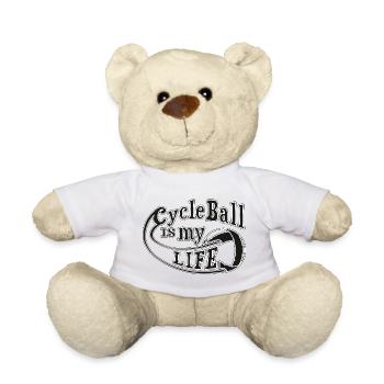 Radball | boule de cycle est ma vie - Nounours - jaune soleil - Devant