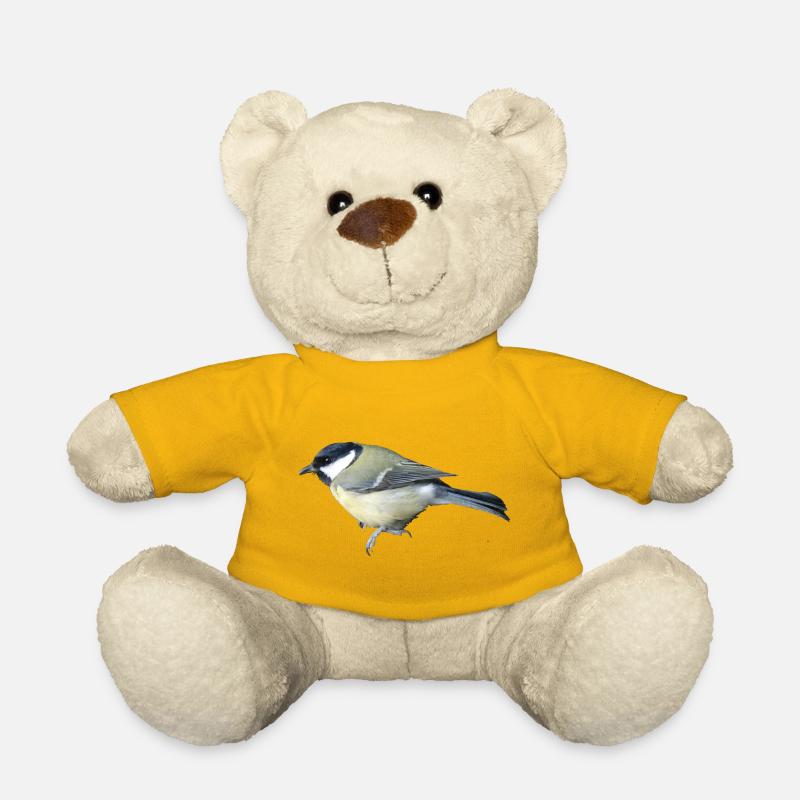 Vogel Kohlmeise - Teddy - Sonnengelb