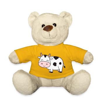 Cow Cows - Teddy Bear - sun yellow - Front