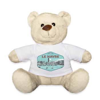 Le Havre France is my hometown - Teddy Bear - sun yellow - Front