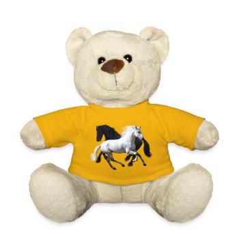 Horses - Teddy Bear - sun yellow - Front