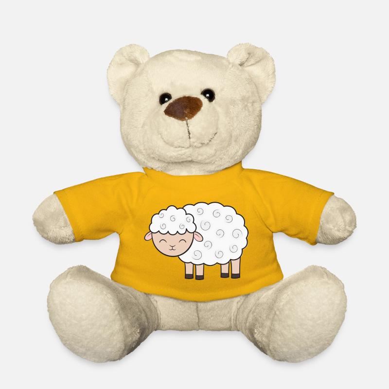 Schaf Schafe - Teddy - Sonnengelb