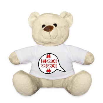 VERBOTEN - WÜTEND WUT - EMOTIONEN - Teddy - Sonnengelb - Vorne