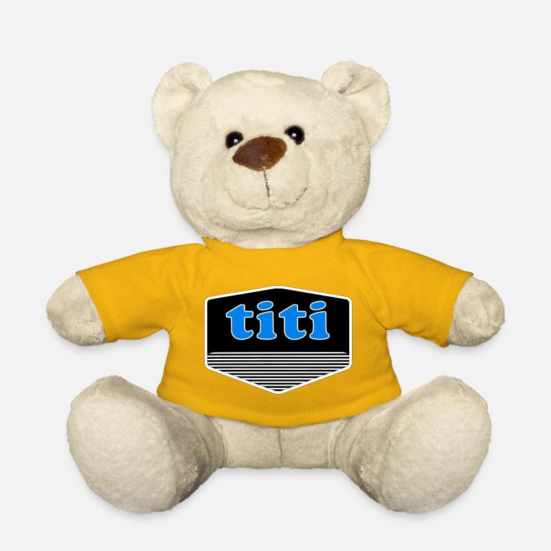 Titi - Nounours - jaune soleil