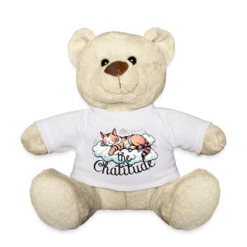 fainéant de chat qui dort, humour drôle de chat ! - Nounours - jaune soleil - Devant