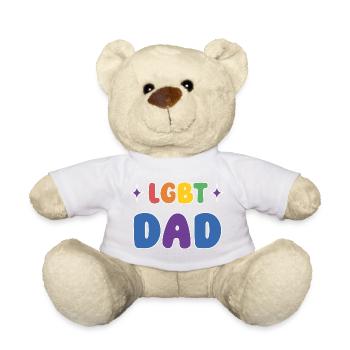 LGBTQ-Pride-Monat - LGBT-Vater - Teddy - Sonnengelb - Vorne