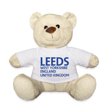 Leeds – England Liedtextdesign - Teddy - Sonnengelb - Vorne