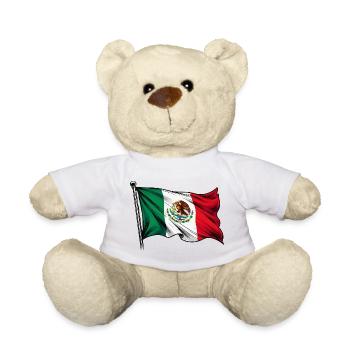 Drapeau du Mexique - Nounours - jaune soleil - Devant