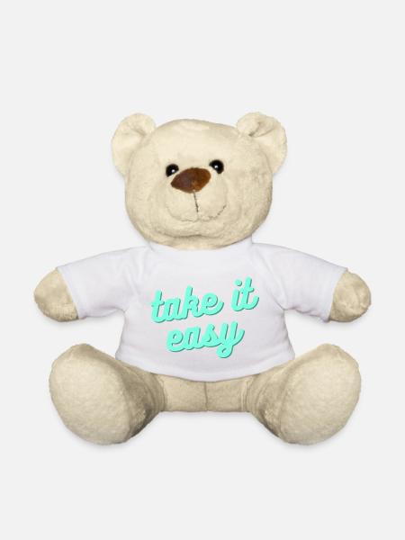 Prends ça relax – Un mode de vie détendu - Nounours - jaune soleil